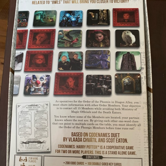 Codenames Harry Potter Board Game Vlaada Chvatil Sealed Box Officially Licensed - Picture 2 of 2